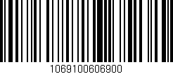 Código de barras (EAN, GTIN, SKU, ISBN): '1069100606900'