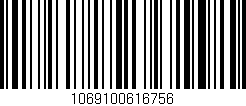 Código de barras (EAN, GTIN, SKU, ISBN): '1069100616756'