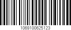 Código de barras (EAN, GTIN, SKU, ISBN): '1069100625123'