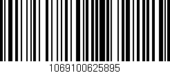 Código de barras (EAN, GTIN, SKU, ISBN): '1069100625895'