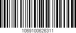 Código de barras (EAN, GTIN, SKU, ISBN): '1069100626311'