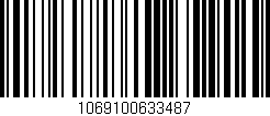 Código de barras (EAN, GTIN, SKU, ISBN): '1069100633487'