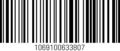 Código de barras (EAN, GTIN, SKU, ISBN): '1069100633807'