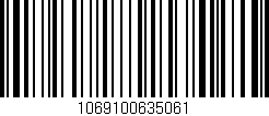 Código de barras (EAN, GTIN, SKU, ISBN): '1069100635061'