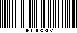 Código de barras (EAN, GTIN, SKU, ISBN): '1069100636952'