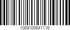 Código de barras (EAN, GTIN, SKU, ISBN): '1069100641116'