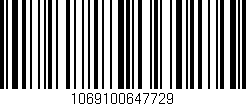 Código de barras (EAN, GTIN, SKU, ISBN): '1069100647729'