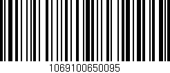 Código de barras (EAN, GTIN, SKU, ISBN): '1069100650095'