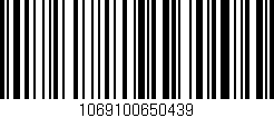 Código de barras (EAN, GTIN, SKU, ISBN): '1069100650439'