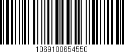 Código de barras (EAN, GTIN, SKU, ISBN): '1069100654550'