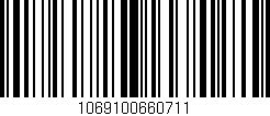 Código de barras (EAN, GTIN, SKU, ISBN): '1069100660711'