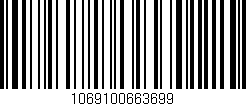 Código de barras (EAN, GTIN, SKU, ISBN): '1069100663699'