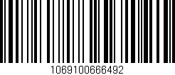 Código de barras (EAN, GTIN, SKU, ISBN): '1069100666492'