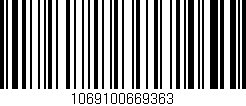 Código de barras (EAN, GTIN, SKU, ISBN): '1069100669363'