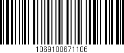 Código de barras (EAN, GTIN, SKU, ISBN): '1069100671106'