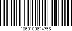 Código de barras (EAN, GTIN, SKU, ISBN): '1069100674756'