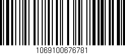 Código de barras (EAN, GTIN, SKU, ISBN): '1069100676781'