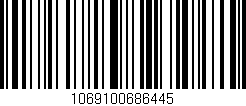 Código de barras (EAN, GTIN, SKU, ISBN): '1069100686445'