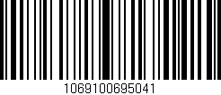 Código de barras (EAN, GTIN, SKU, ISBN): '1069100695041'