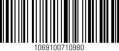 Código de barras (EAN, GTIN, SKU, ISBN): '1069100710980'
