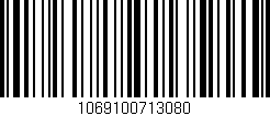 Código de barras (EAN, GTIN, SKU, ISBN): '1069100713080'