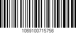 Código de barras (EAN, GTIN, SKU, ISBN): '1069100715756'