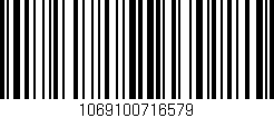 Código de barras (EAN, GTIN, SKU, ISBN): '1069100716579'