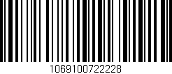 Código de barras (EAN, GTIN, SKU, ISBN): '1069100722228'