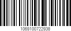 Código de barras (EAN, GTIN, SKU, ISBN): '1069100722938'