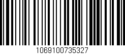 Código de barras (EAN, GTIN, SKU, ISBN): '1069100735327'