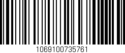 Código de barras (EAN, GTIN, SKU, ISBN): '1069100735761'