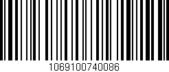 Código de barras (EAN, GTIN, SKU, ISBN): '1069100740086'