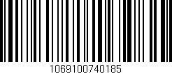 Código de barras (EAN, GTIN, SKU, ISBN): '1069100740185'