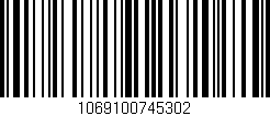 Código de barras (EAN, GTIN, SKU, ISBN): '1069100745302'