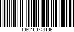 Código de barras (EAN, GTIN, SKU, ISBN): '1069100748136'