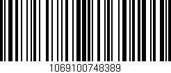 Código de barras (EAN, GTIN, SKU, ISBN): '1069100748389'