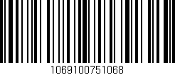 Código de barras (EAN, GTIN, SKU, ISBN): '1069100751068'