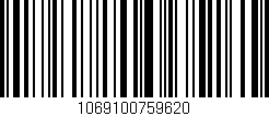 Código de barras (EAN, GTIN, SKU, ISBN): '1069100759620'