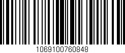 Código de barras (EAN, GTIN, SKU, ISBN): '1069100760848'
