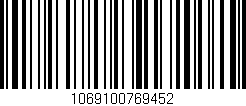 Código de barras (EAN, GTIN, SKU, ISBN): '1069100769452'