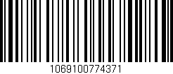 Código de barras (EAN, GTIN, SKU, ISBN): '1069100774371'