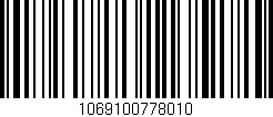 Código de barras (EAN, GTIN, SKU, ISBN): '1069100778010'