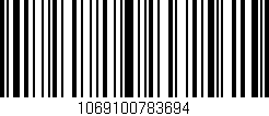 Código de barras (EAN, GTIN, SKU, ISBN): '1069100783694'