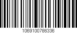 Código de barras (EAN, GTIN, SKU, ISBN): '1069100786336'