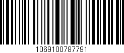 Código de barras (EAN, GTIN, SKU, ISBN): '1069100787791'