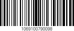 Código de barras (EAN, GTIN, SKU, ISBN): '1069100790098'