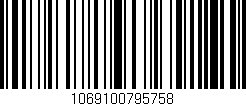Código de barras (EAN, GTIN, SKU, ISBN): '1069100795758'