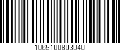 Código de barras (EAN, GTIN, SKU, ISBN): '1069100803040'