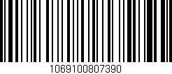 Código de barras (EAN, GTIN, SKU, ISBN): '1069100807390'