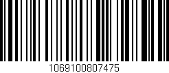 Código de barras (EAN, GTIN, SKU, ISBN): '1069100807475'